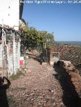 Casas Cueva de la Calle Pastores. Empedrado