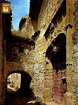 Catedral de Baeza. Puerta del Perdn. Foto antigua