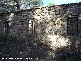 Casa forestal de la Hoya del Cao. Parte trasera