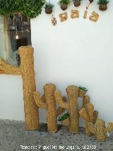 Artesana del mimbre. Altea