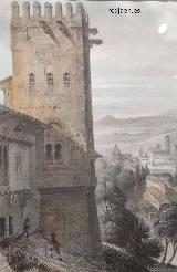 Alhambra. Dibujo de de Taylor, Justin: (1828)