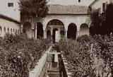 Generalife. Patio de la Acequia. Foto antigua