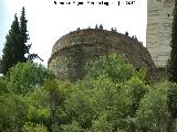 Alhambra. Torre del Cubo. Desde el campanario de San Pedro y San Pablo