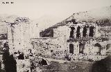 Alhambra. Plaza de Armas. Foto de Clifford 1854. Antes de la reconstruccin