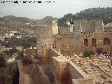 Alhambra. Murallas de la Alcazaba. 