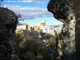 Tajos. Alhama desde la parte alta de los Tajos