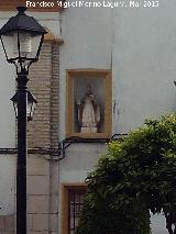 Convento de las Madres Agustinas. Hornacina con San Agustn