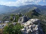 Castillo de las Peas de Castro. Vistas hacia el Castillo de Otiar