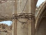 Iglesia de Santa Mara. Decoracin de los pilares