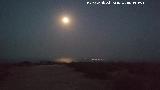 Sierra y Cabo de Santa Pola. Al fondo la Isla de Tabarca y la Luna llena