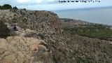 Sierra y Cabo de Santa Pola. Acantilados