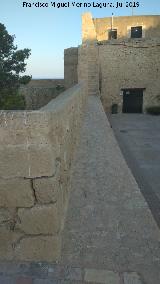 Castillo de Santa Brbara. Adarve del segundo recinto