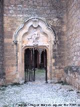 Castillo de Belmonte. Puerta del Patio de Armas