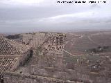 Castillo de Belmonte. Adarve y torren circular