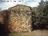 Muralla. Casas pegadas a la muralla