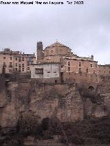 Iglesia de San Pedro. Desde la Hoz del Hucar