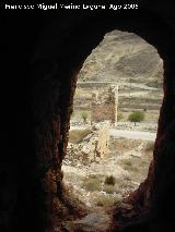 Castillo de Moya. Muralla desde el Castillo