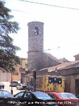 Murallas de Brihuega. Campanario de San Felipe sobre la muralla