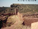 Castillo de Peracense. Murallas del recinto exterior