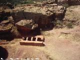 Castillo de Peracense. Aljibe