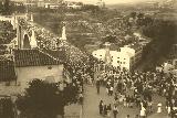 Viaducto Antiguo. Foto antigua. En la fiesta de La Vaquilla