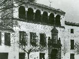 Palacio de los marqueses del Puente de la Virgen. Foto antigua