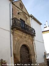 Palacio de los Prez de Vargas. Portada lateral