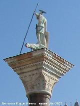 Piazzetta. Columna izquierda