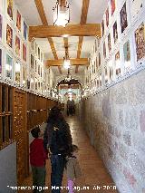 Santuario de la Virgen de la Cabeza. Pasillo de las Virgenes