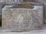 Fuente de la Puerta de Toledo. Inscripcin