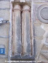 Casa de Los Galeote. Dobles columnas