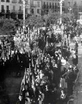 Semana Santa de Baeza. Oracion en el Huerto. Colunna y Humildada 1935-36