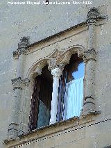 Palacio de los Salcedo. Ventana con parteluz