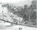 Glorieta Doa Lola Torres. Foto antigua. Puente de Santa Ana y Senda de los Huertos