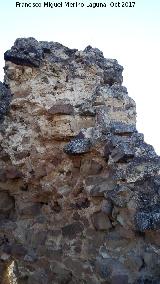 Castillo de La Malena. Muro