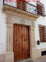 Casa de la Plaza de los Cobos n 2. Portada