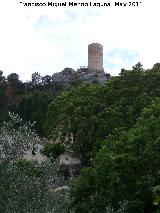 Santuario de Ntra Sra de Cuadros. El torren y el Santuario