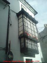 Casa de la Calle Dolores Torres. Balcn cerrado