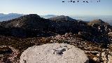 Almadn. Vistas desde la cumbre del Mgina, Pea Jan, Almadn y el Ponce