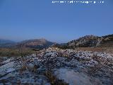 Llano de Mingo. La Sierra desde el Llano atardeciendo