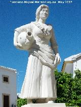 Monumento a Mara Bellido. Escultura