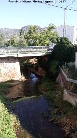 Ro Susana. A su paso por el Puente de Susana