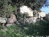 Muralla romana del Cerro de las Mancebas. Muralla