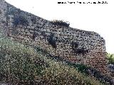 Castillo de Abrehuy. Lateral norte del segundo bastin