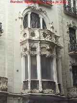 Casa Maestre. Balcn cerrado