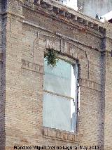 Carniceras Pblicas. Ventana de la galera superior