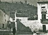 Calle Empedrada de la Magdalena. Foto antigua. Fotografa de Jaime Rosell Caada. Archivo IEG