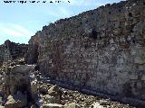 Castillo de Fuentetetar. Muralla