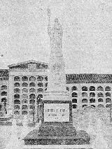 Cementerio de San Eufrasio. Fotografa publicada en el n 11 de la revista Don Lope de Sosa, noviembre de 1913, que muestra una perspectiva de la tumba del poeta Bernardo Lpez (Toms Cobo, 1899)