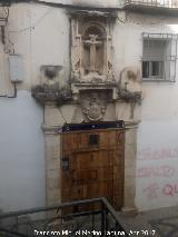 Portada del Hospital de la Vera Cruz. 